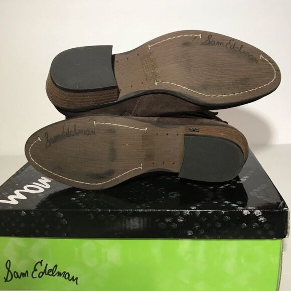 Sam Edelman Polina Suede Ankle Boots - Picture 7 of 7